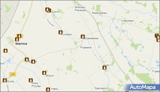 mapa Przewłoki, Przewłoki na mapie Targeo