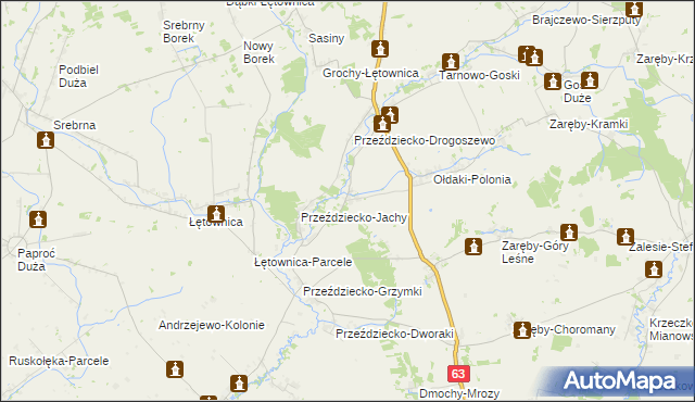 mapa Przeździecko-Lenarty, Przeździecko-Lenarty na mapie Targeo