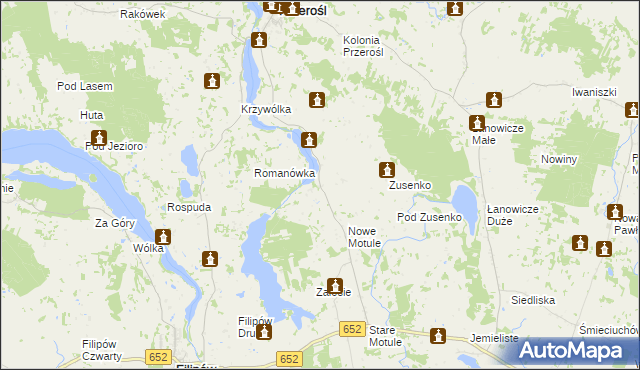 mapa Przystajne, Przystajne na mapie Targeo