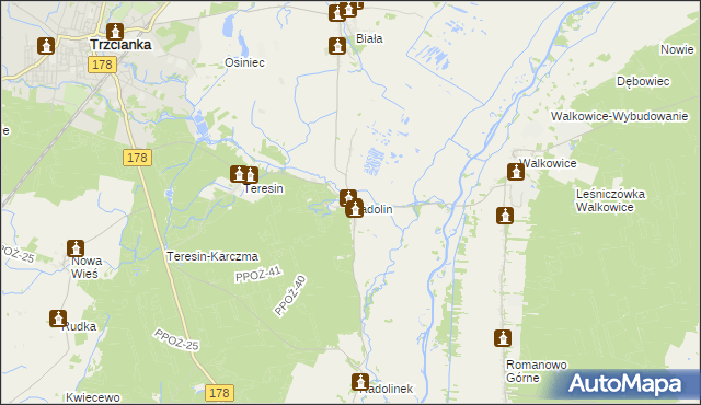 mapa Radolin, Radolin na mapie Targeo