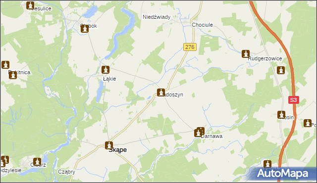 mapa Radoszyn, Radoszyn na mapie Targeo