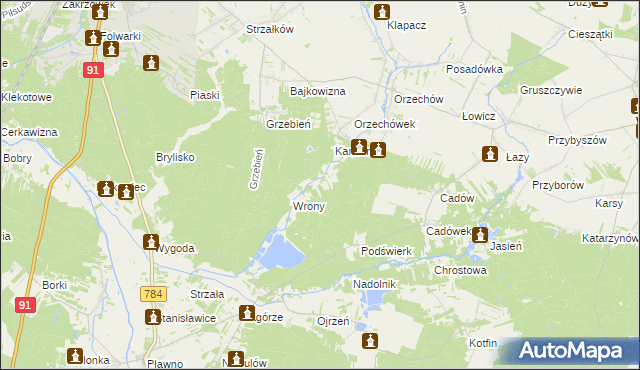 mapa Rozpęd, Rozpęd na mapie Targeo