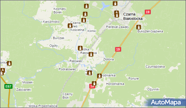 mapa Ruda Rzeczka, Ruda Rzeczka na mapie Targeo