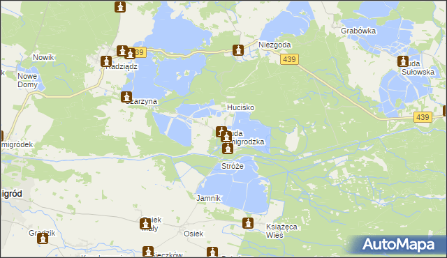 mapa Ruda Żmigrodzka, Ruda Żmigrodzka na mapie Targeo