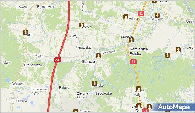 mapa Rudnik Wielki, Rudnik Wielki na mapie Targeo