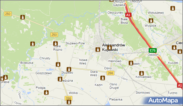 mapa Rudunki gmina Aleksandrów Kujawski, Rudunki gmina Aleksandrów Kujawski na mapie Targeo