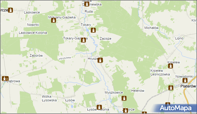 mapa Rusków, Rusków na mapie Targeo