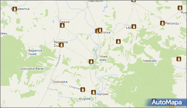 mapa Sarnowo gmina Kuczbork-Osada, Sarnowo gmina Kuczbork-Osada na mapie Targeo