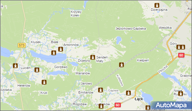 mapa Sendeń Mały, Sendeń Mały na mapie Targeo