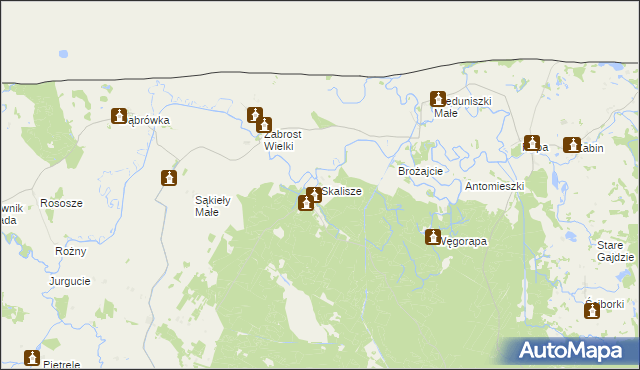 mapa Skalisze, Skalisze na mapie Targeo