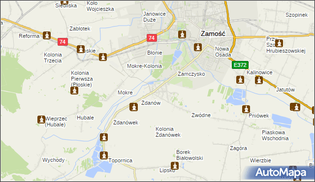 mapa Skokówka, Skokówka na mapie Targeo