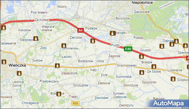 mapa Słomiróg, Słomiróg na mapie Targeo