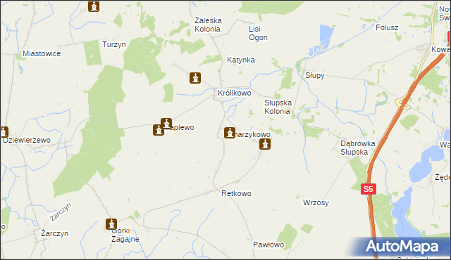 mapa Smarzykowo, Smarzykowo na mapie Targeo