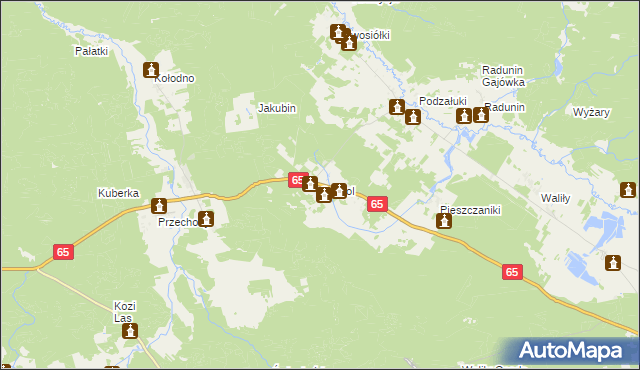 mapa Sofipol, Sofipol na mapie Targeo