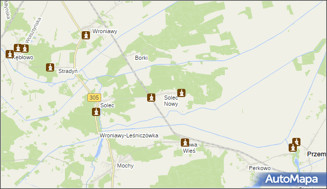 mapa Solec Nowy, Solec Nowy na mapie Targeo