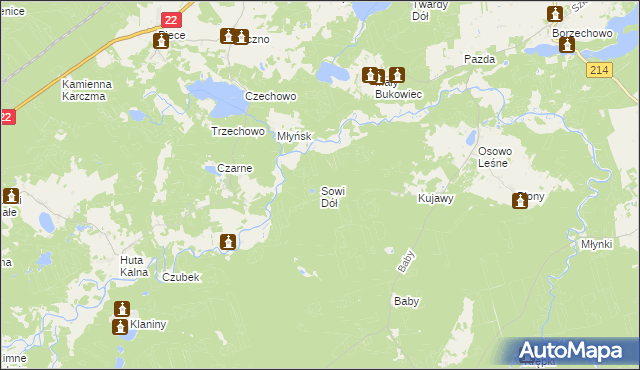 mapa Sowi Dół, Sowi Dół na mapie Targeo