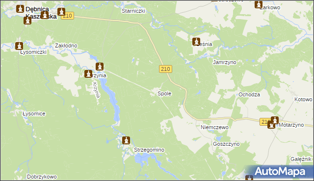 mapa Spole, Spole na mapie Targeo