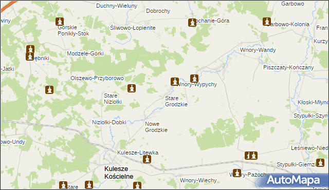 mapa Stare Grodzkie, Stare Grodzkie na mapie Targeo