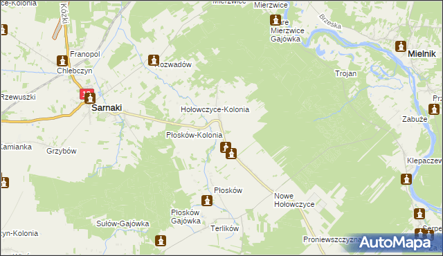 mapa Stare Hołowczyce, Stare Hołowczyce na mapie Targeo