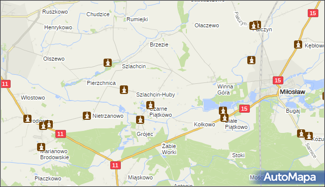 mapa Starkówiec Piątkowski, Starkówiec Piątkowski na mapie Targeo