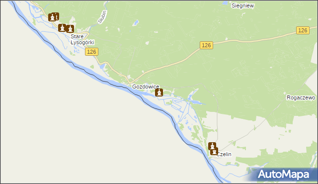 mapa Stary Błeszyn, Stary Błeszyn na mapie Targeo