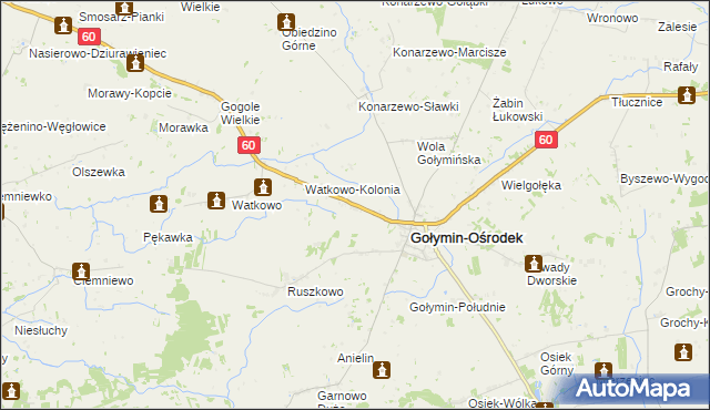 mapa Stary Kałęczyn, Stary Kałęczyn na mapie Targeo