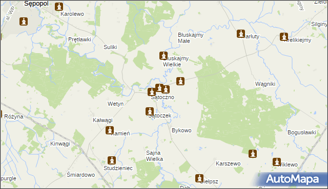 mapa Stawnica gmina Korsze, Stawnica gmina Korsze na mapie Targeo