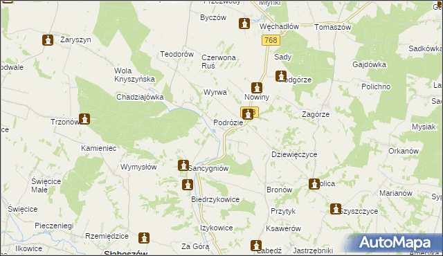 mapa Stępocice, Stępocice na mapie Targeo