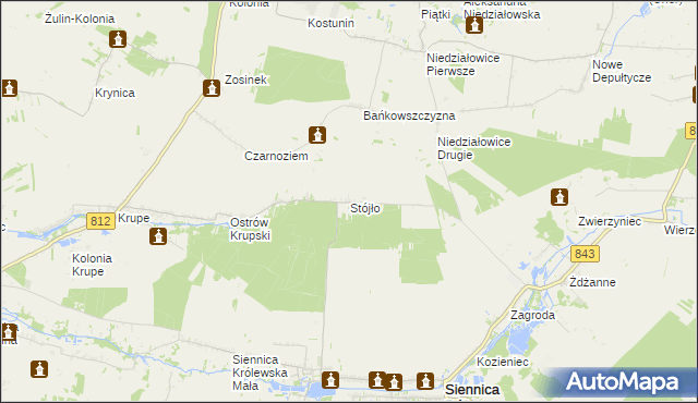 mapa Stójło, Stójło na mapie Targeo