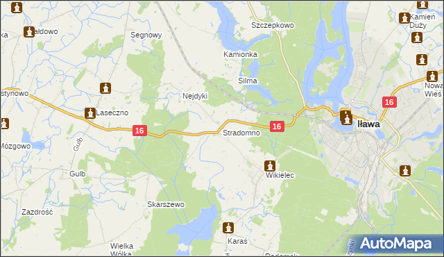 mapa Stradomno, Stradomno na mapie Targeo