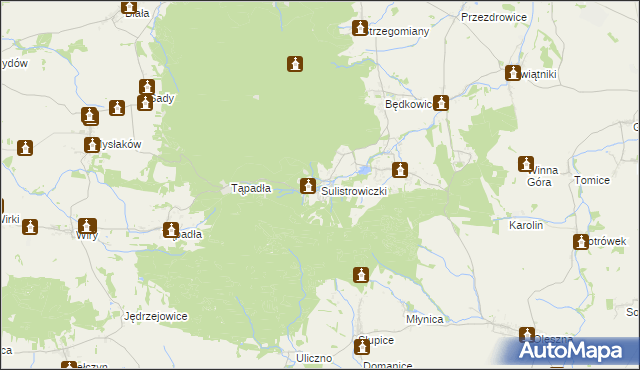 mapa Sulistrowiczki, Sulistrowiczki na mapie Targeo