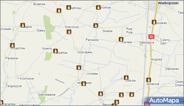 mapa Suśnia, Suśnia na mapie Targeo