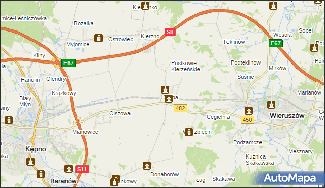 mapa Świba, Świba na mapie Targeo