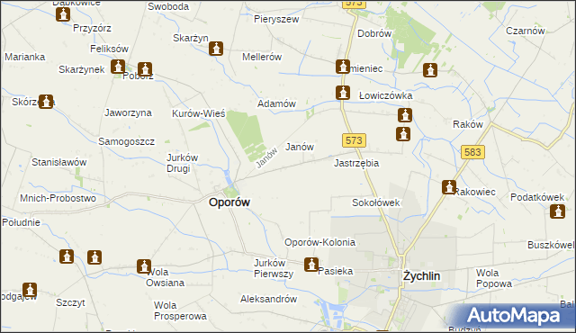 mapa Świechów, Świechów na mapie Targeo