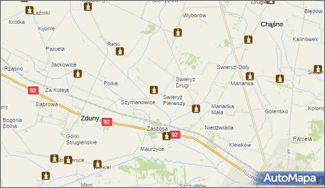 mapa Świeryż Pierwszy, Świeryż Pierwszy na mapie Targeo