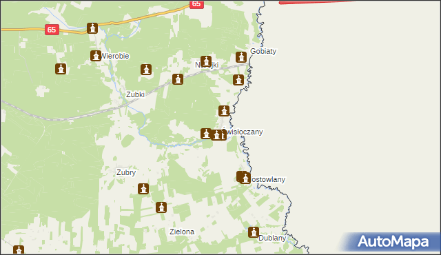 mapa Świsłoczany, Świsłoczany na mapie Targeo