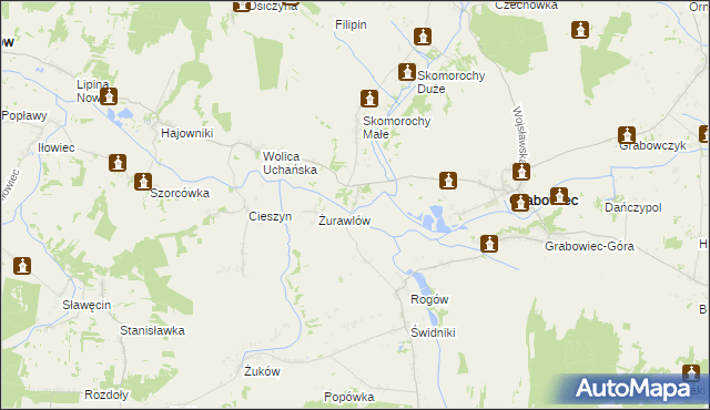 mapa Szczelatyn, Szczelatyn na mapie Targeo