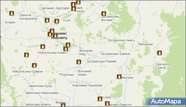 mapa Szczepkowo-Sołdany, Szczepkowo-Sołdany na mapie Targeo