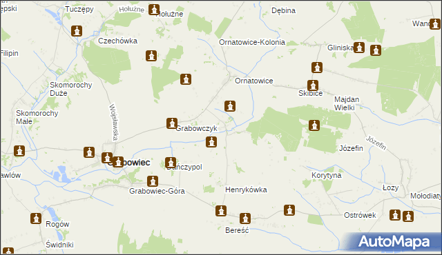 mapa Szystowice, Szystowice na mapie Targeo