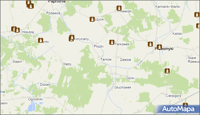 mapa Tarków, Tarków na mapie Targeo