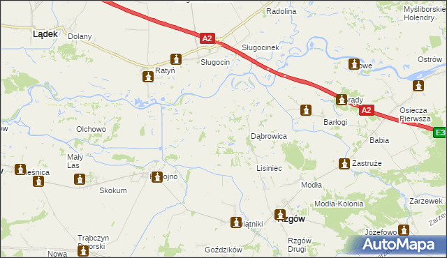 mapa Tarszewo, Tarszewo na mapie Targeo