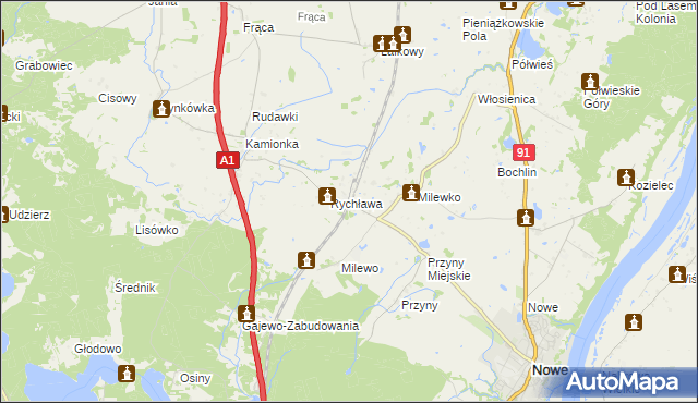 mapa Twarda Góra, Twarda Góra na mapie Targeo