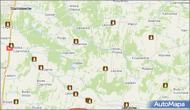 mapa Tymoteuszew, Tymoteuszew na mapie Targeo