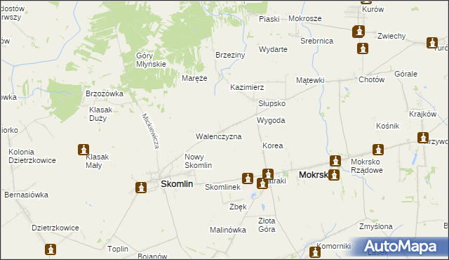 mapa Wichernik, Wichernik na mapie Targeo