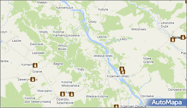 mapa Wieska-Wieś, Wieska-Wieś na mapie Targeo