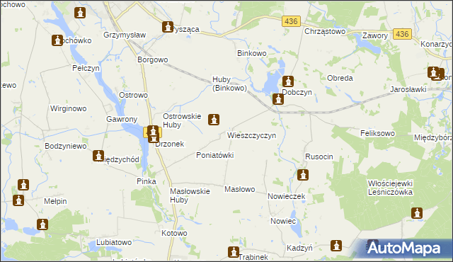 mapa Wieszczyczyn, Wieszczyczyn na mapie Targeo