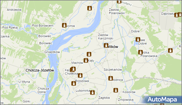 mapa Wilków-Kolonia, Wilków-Kolonia na mapie Targeo