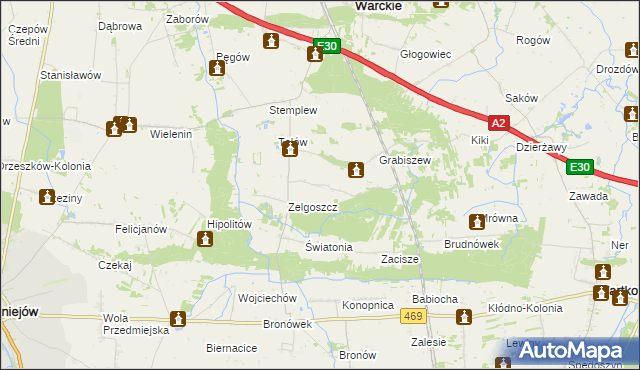 mapa Wólki, Wólki na mapie Targeo
