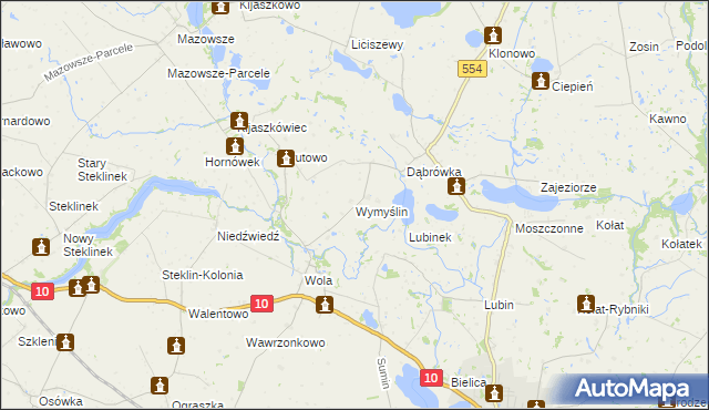 mapa Wymyślin, Wymyślin na mapie Targeo