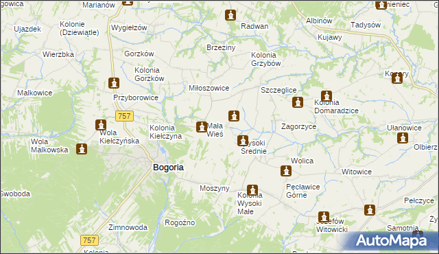 mapa Wysoki Duże, Wysoki Duże na mapie Targeo